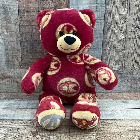 Iron Man Avengers Build A Bear Plush Toy Stuffed Animal 16" Retired Marvels - Picture 1 of 8